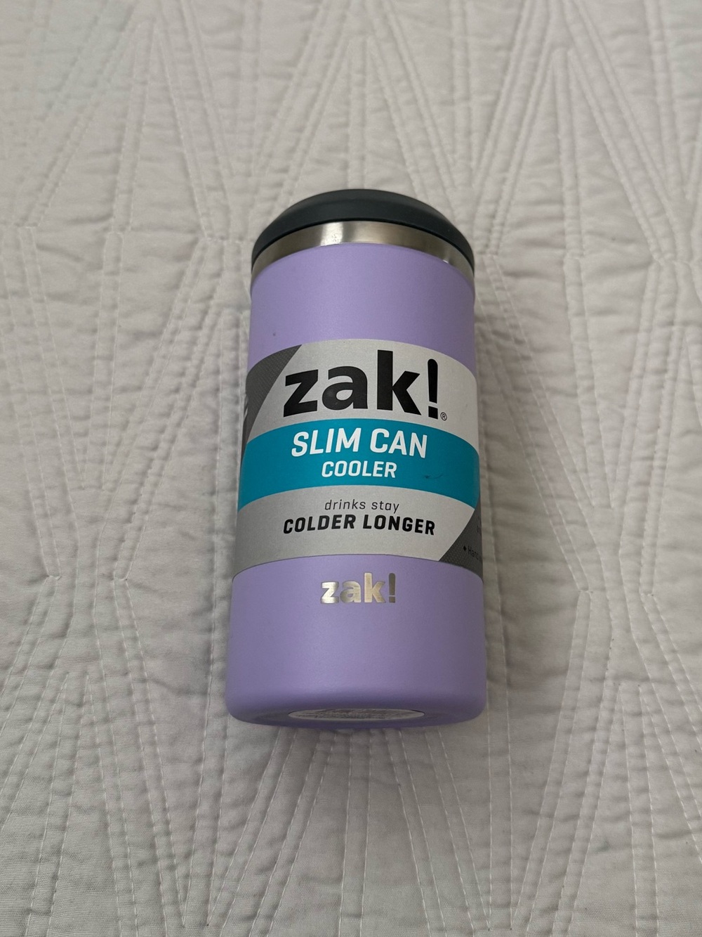 zak! Slim Can Cooler in Lavender